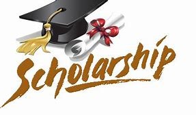 scholarship, diploma and graduation hat