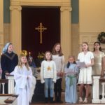 young children in a church choir