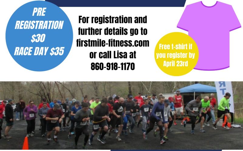 Congregational Church of East Hampton presents, seeds of hope fundraiser. 10k/5k/2 mile fun walk. For registration and further details go to firstmile-fitness.com or call Lisa at 860-918-1170. Pre-registration is $30 and racy day is $35. Free t-shirt if you register by April 23rd. Saturday April 29th, 2023. Packet pick up is 7:30am and race/walk 9am. Airline Trail East Hampton, CT. Fundraising even to benefit CCEH mission trips.